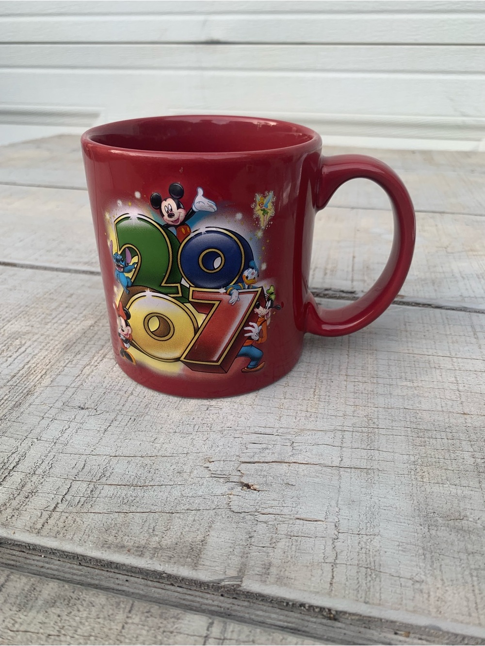 Disney Parks Walt Disney World 2007 Mickey And Friends Embossed Coffee Mug